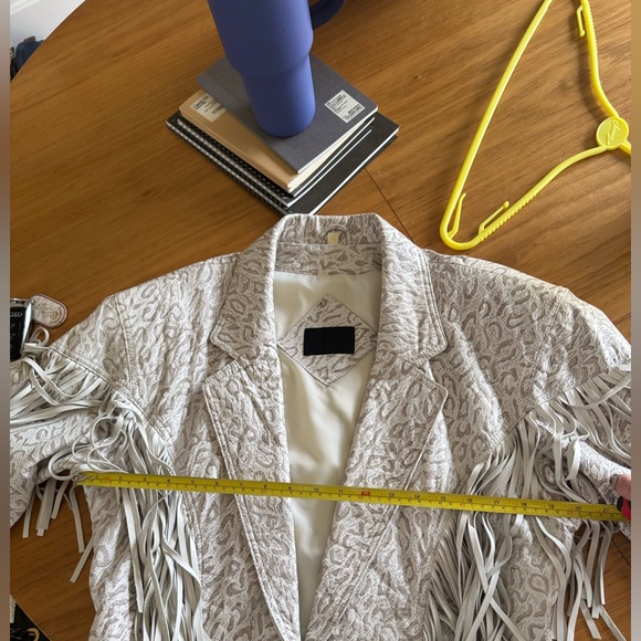 Mario Serrani Textured Fringe leather jacket - Picture 9 of 11